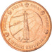 Lettonia, 5 Euro Cent, 2003, unofficial private coin, BB, Acciaio placcato rame
