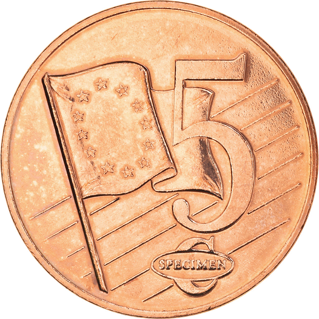 Letland, 5 Euro Cent, 2003, unofficial private coin, ZF, Copper Plated Steel