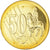 Letonia, 50 Euro Cent, 2003, unofficial private coin, SC, Cobre chapado en acero