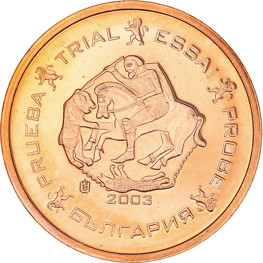 Bulgaria, Fantasy euro patterns, 2 Euro Cent, 2003, SPL+, Rame