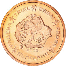 Bulgaria, Fantasy euro patterns, 2 Euro Cent, 2003, SPL+, Rame