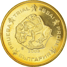 Bulgaria, Fantasy euro patterns, 20 Euro Cent, 2003, MS(64), Copper