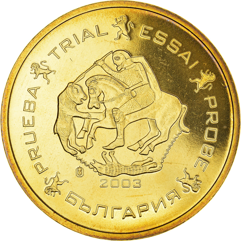 Bulgarien, Fantasy euro patterns, 50 Euro Cent, 2003, UNZ+, Kupfer