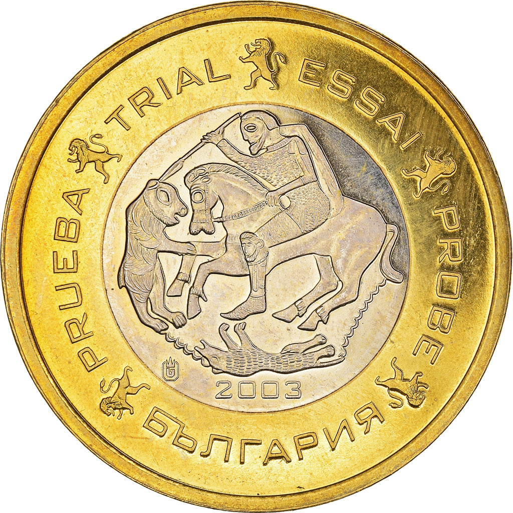 Bulgarie, Fantasy euro patterns, Euro, 2003, SPL, Cuivre
