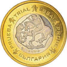 Bulgarie, Fantasy euro patterns, Euro, 2003, SPL, Cuivre