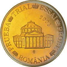 Rumunia, Fantasy euro patterns, 50 Euro Cent, 2003, MS(64), Miedź