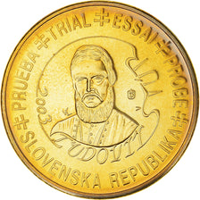 Słowacja, Fantasy euro patterns, 10 Euro Cent, 2003, MS(65-70), Miedź