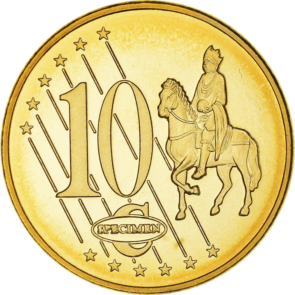 Slovakia, Fantasy euro patterns, 10 Euro Cent, 2003, MS(65-70), Copper
