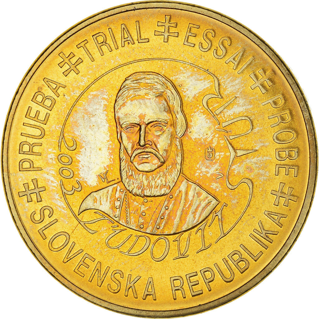 Slovakia, Fantasy euro patterns, 20 Euro Cent, 2003, MS(60-62), Copper