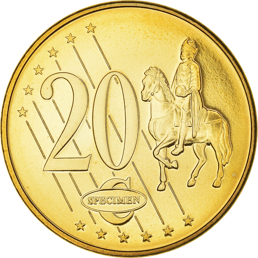 Slovakia, Fantasy euro patterns, 20 Euro Cent, 2003, MS(60-62), Copper