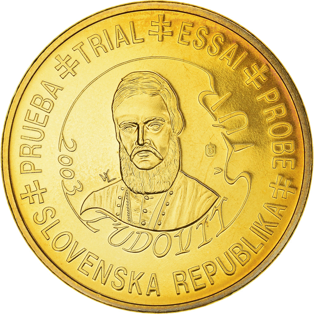 Slovakia, Fantasy euro patterns, 50 Euro Cent, 2003, MS(65-70), Copper