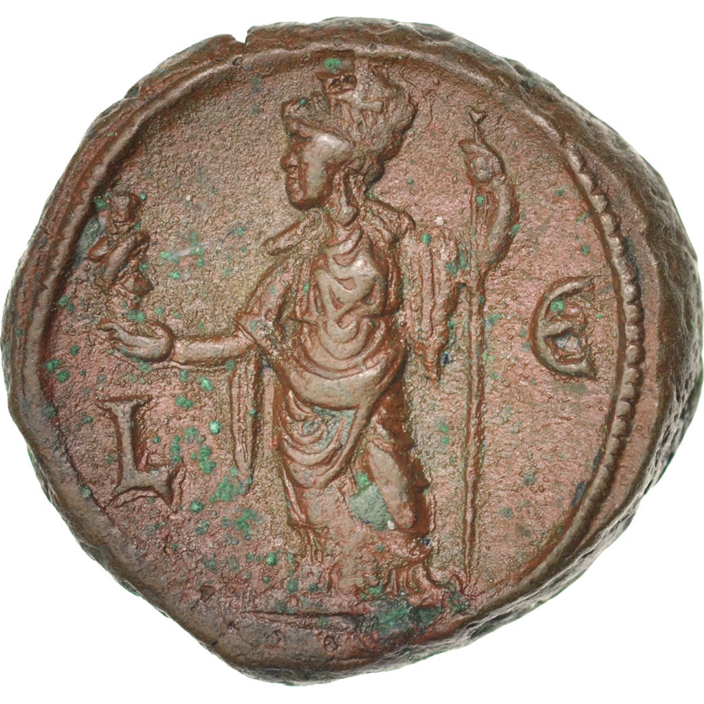 Valerian I, Tetradrachm, Alexandria, AU(50-53), Billon, 10.56