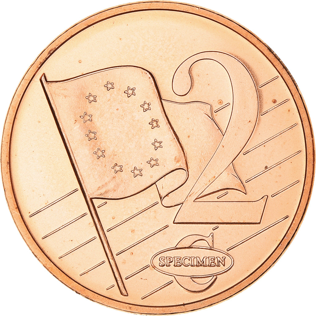 Great Britain, 2 Euro Cent, 2002, unofficial private coin, MS(60-62), Copper