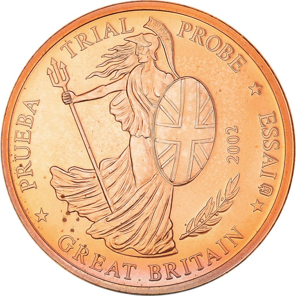 Grande-Bretagne, 5 Euro Cent, 2002, unofficial private coin, SPL+, Cuivre