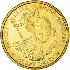 Great Britain, 10 Euro Cent, 2002, unofficial private coin, MS(64), Copper