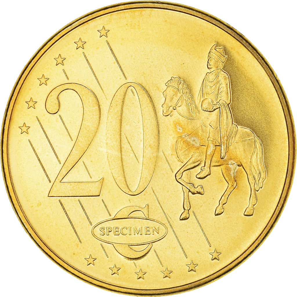 Great Britain, 20 Euro Cent, 2002, unofficial private coin, MS(65-70), Copper