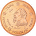 Sweden, 5 Euro Cent, 2004, unofficial private coin, MS(64), Copper Plated Steel