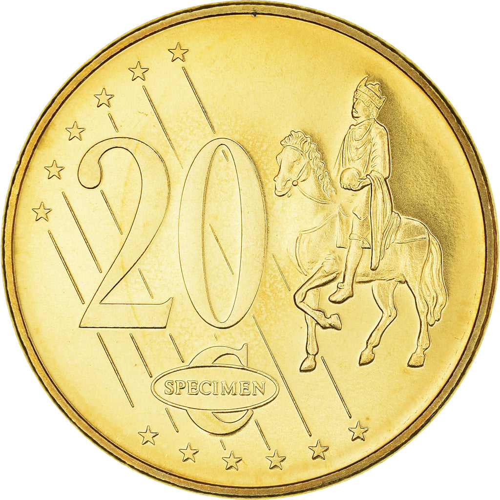 Sweden, 20 Euro Cent, 2004, unofficial private coin, MS(65-70), Copper Plated