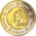 Sweden, 2 Euro, 2004, unofficial private coin, MS(60-62), Copper Plated Steel