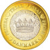 Denmark, Euro, 2002, unofficial private coin, MS(64), Copper Plated Steel