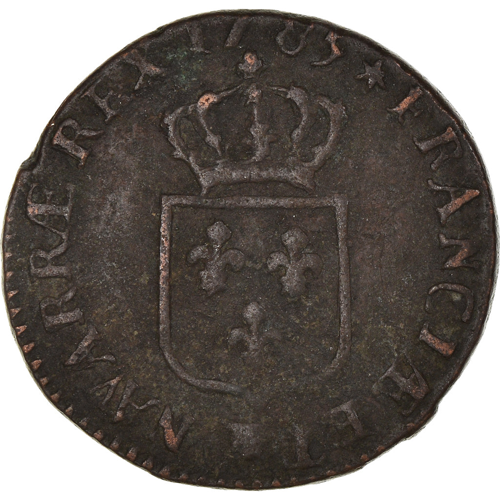 Coin, France, 1/2 Sol, 1785, VF(30-35), Copper