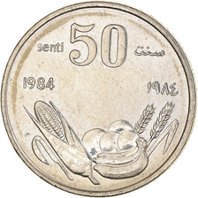 Münze, Somalia, 50 Senti, 1984, SS, Nickel plated steel, KM:26a