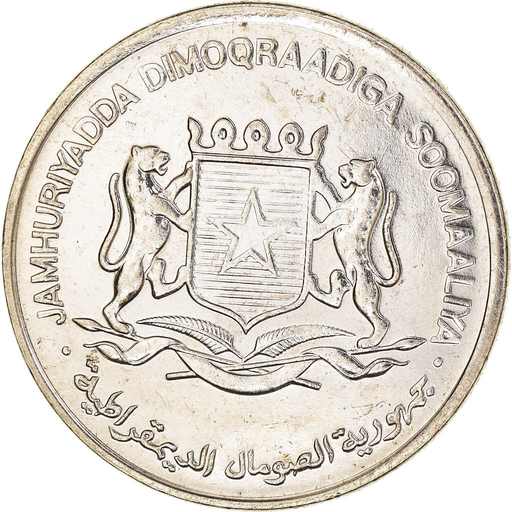 Coin, Somalia, Shilling, 1984, EF(40-45), Nickel plated steel, KM:27A