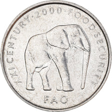 Coin, Somalia, 5 Shilling / Scellini, 2000, MS(63), Aluminum, KM:45