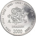 Coin, Somalia, 10 Shillings / Scellini, 2000, MS(63), Nickel Clad Steel, KM:94