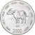 Coin, Somalia, 10 Shillings / Scellini, 2000, MS(63), Nickel Clad Steel, KM:91