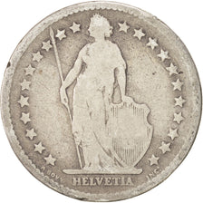 Münze, Schweiz, 2 Francs, 1874, Bern, SGE, Silber, KM:21