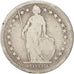 Monnaie, Suisse, 2 Francs, 1874, Bern, B, Argent, KM:21