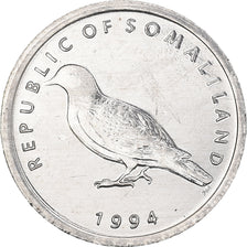 Coin, Somaliland, Shilling, 1994, Pobjoy Mint, AU(50-53), Aluminum, KM:1