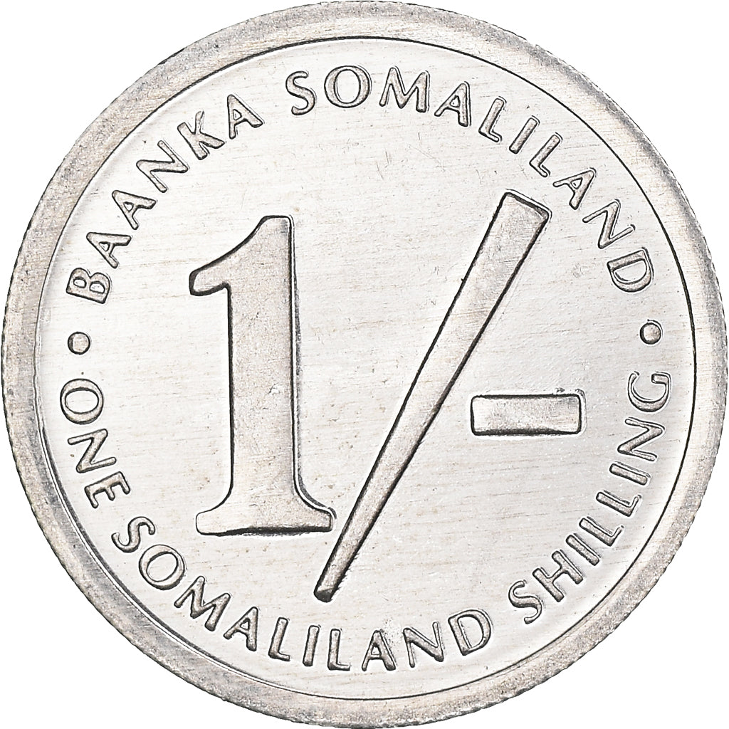 Coin, Somaliland, Shilling, 1994, Pobjoy Mint, AU(50-53), Aluminum, KM:1