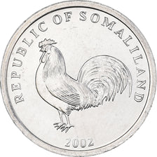 Coin, Somaliland, 5 Shillings, 2002, MS(63), Aluminum, KM:5