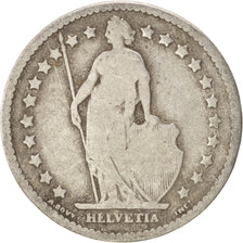 Suisse, Confédération helvétique, 1 Franc, 1877 B, Berne, KM 24