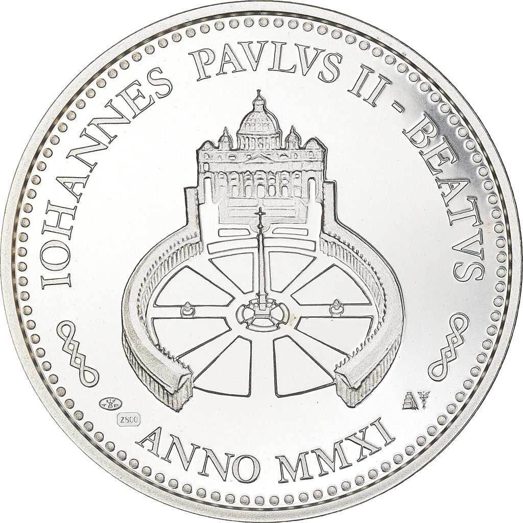 Vatican, Medal, Le Pape Jean-Paul II, Religions & beliefs, MS(65-70), Silver
