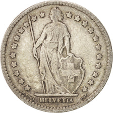 Moneta, Szwajcaria, Franc, 1908, Bern, EF(40-45), Srebro, KM:24
