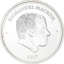 France, Medal, Emmanuel Macron, Président de la République, 2017, MS(65-70)
