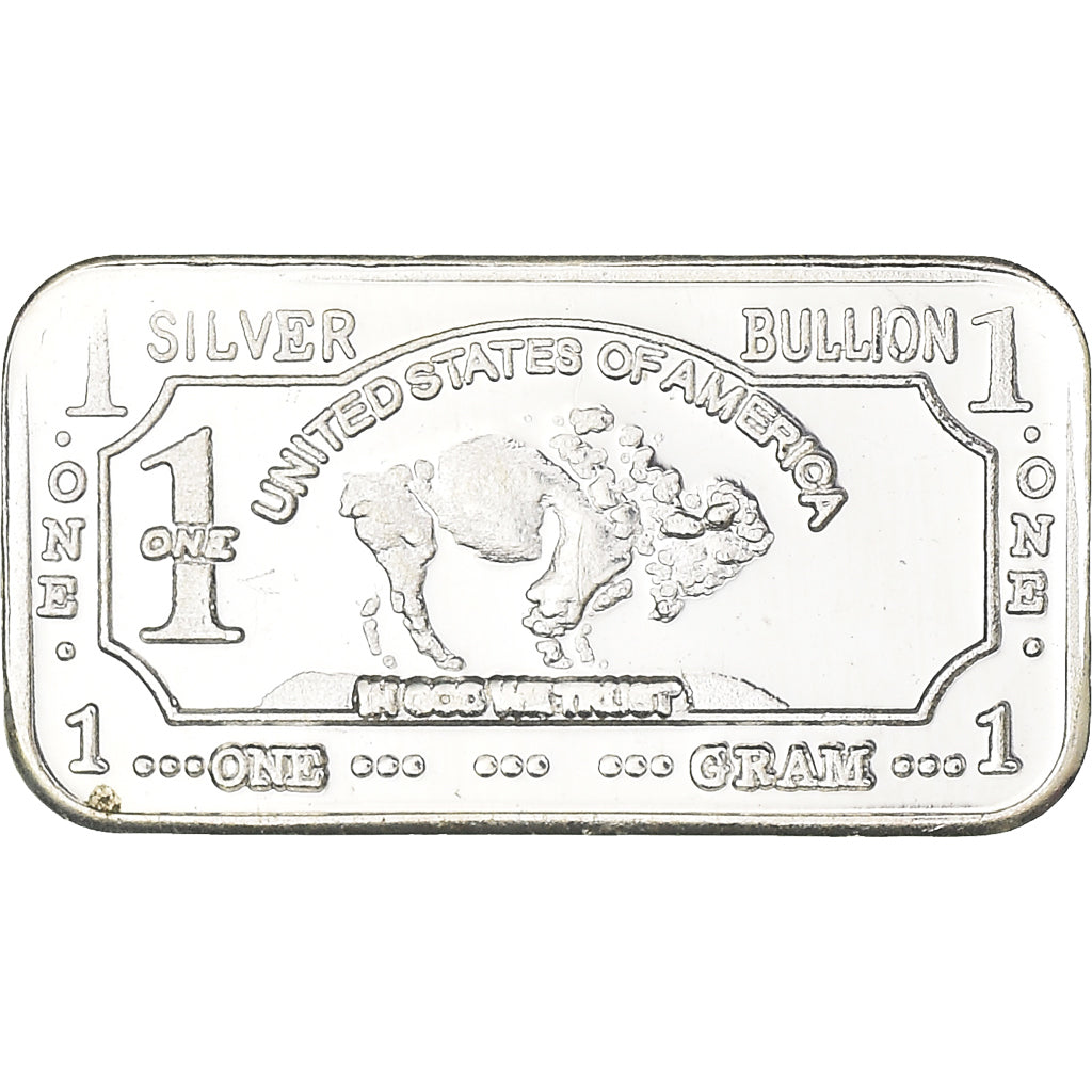 États-Unis, One Bullion Buffalo, SUP, Argent
