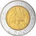 Coin, San Marino, 500 Lire, 1994, Rome, MS(64), Bi-Metallic, KM:314