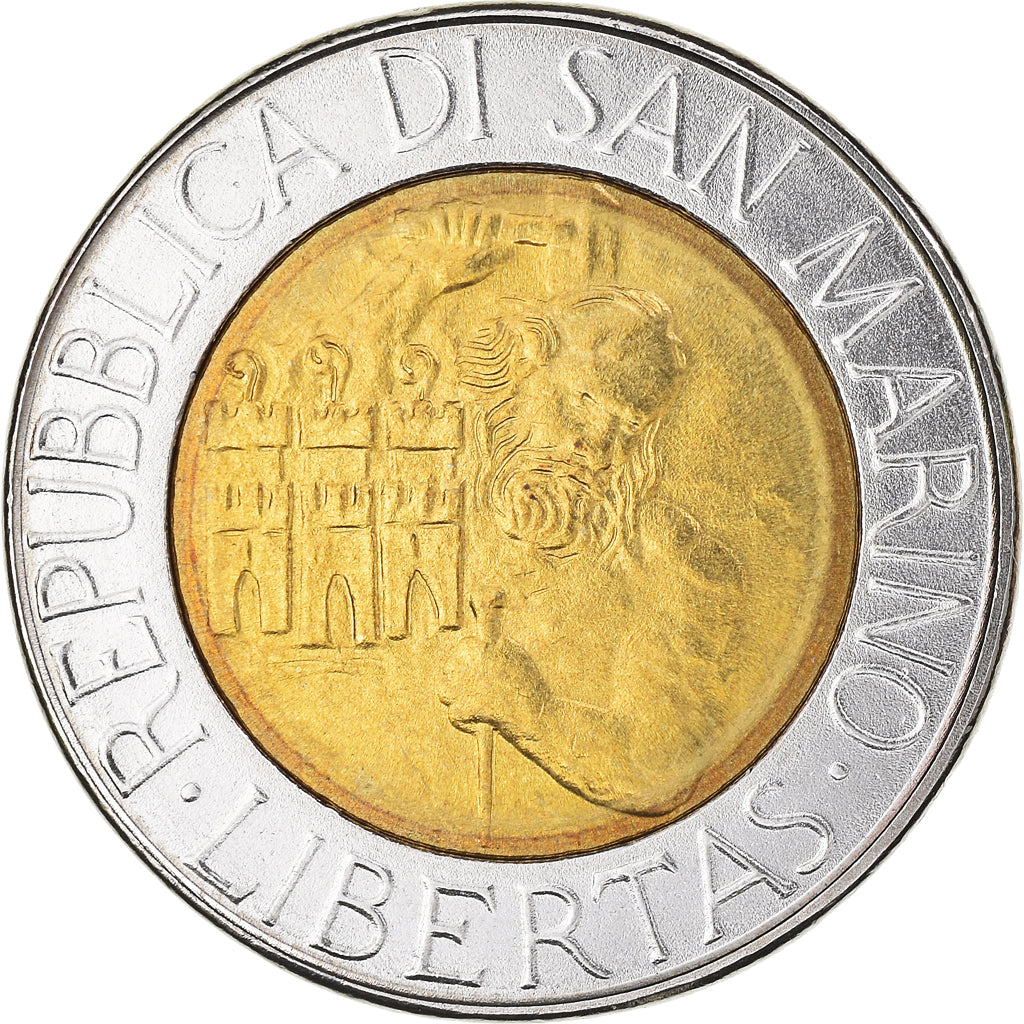Coin, San Marino, 500 Lire, 1994, Rome, MS(64), Bi-Metallic, KM:314