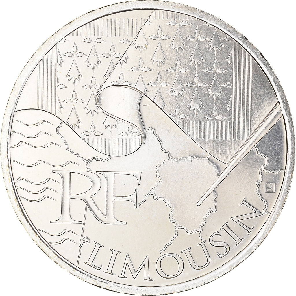 France, 10 Euro, 2010, Paris, MS(63), Silver, KM:1660