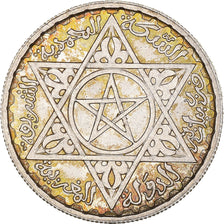 Coin, Morocco, Mohammed V, 100 Francs, 1953, Paris, MS(64), Silver, KM:52