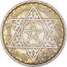 Coin, Morocco, Mohammed V, 100 Francs, 1953, Paris, MS(64), Silver, KM:52