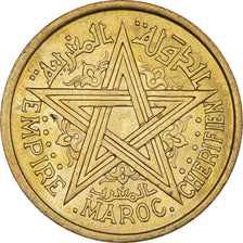 Monnaie, Maroc, Mohammed V, Franc, 1945, Paris, SUP, Bronze-Aluminium, KM:41