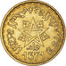 Coin, Morocco, Mohammed V, 20 Francs, 1371, Paris, MS(63), Aluminum-Bronze