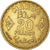 Coin, Morocco, Mohammed V, 20 Francs, 1371, Paris, MS(63), Aluminum-Bronze