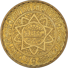Coin, Morocco, Mohammed V, 5 Francs, 1945/AH1365, Paris, AU(50-53)