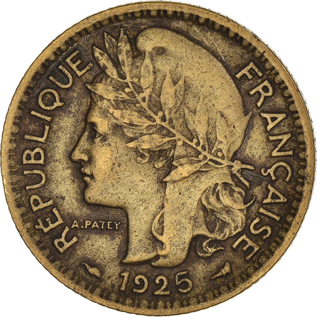 Coin, Togo, Franc, 1925, Paris, EF(40-45), Aluminum-Bronze, KM:2, Lecompte:12